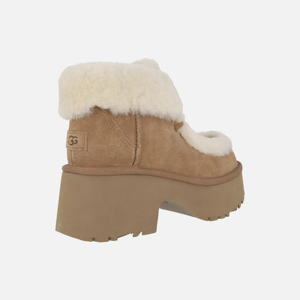 Botas Ugg Esmee Lace up con cordones y cuello de pelo