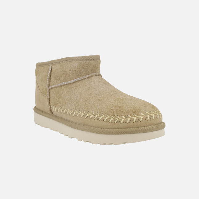 Botas Ugg Classic ultra mini Biarritz Mustard Seed