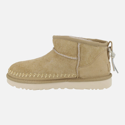 Botas Ugg Classic ultra mini Biarritz Mustard Seed