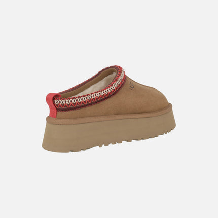 Zuecos de ante con plataforma y forro de pelo de oveja Tazz II