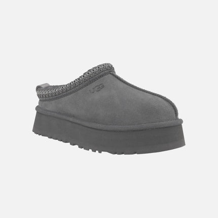 Zuecos de ante con plataforma y forro de pelo de oveja Tazz II