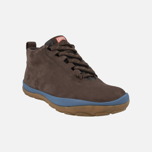 Botines Peu Pista para mujer en nobuck marrón con membrana Gore tex