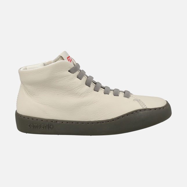 Botines de piel para mujer Peu Touring en color hielo