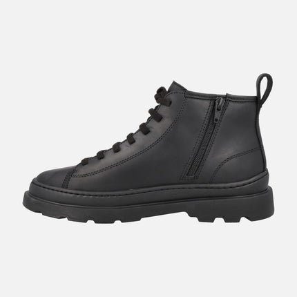 Botines para hombre Brutus en piel negra