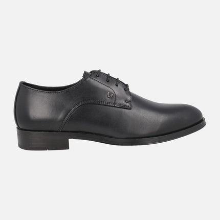 Zapatos negros de piel con cordones para hombre Empire