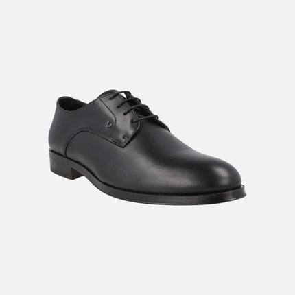 Zapatos negros de piel con cordones para hombre Empire
