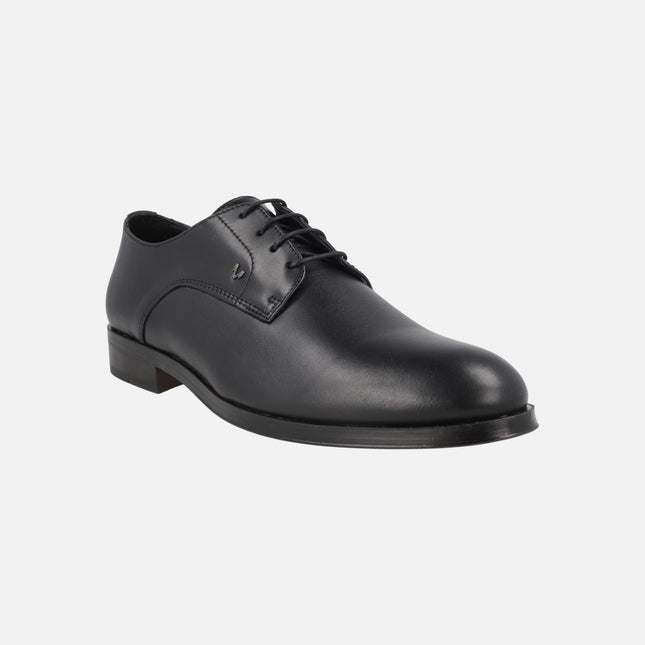 Zapatos negros de piel con cordones para hombre Empire