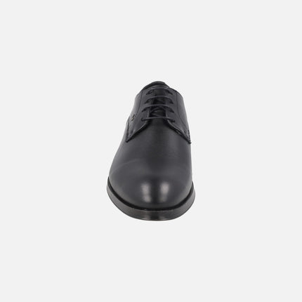 Zapatos negros de piel con cordones para hombre Empire