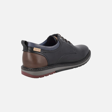 Zapatos de piel con cordones estilo casual Berna M9J-4183