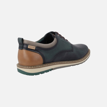 Zapatos de piel con cordones estilo casual Berna M9J-4183