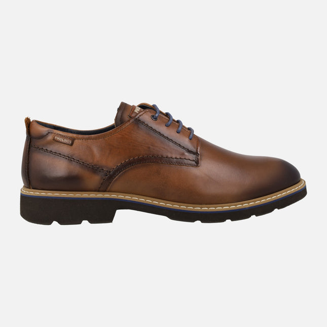 Zapatos de piel con cordones para hombre Alarcón