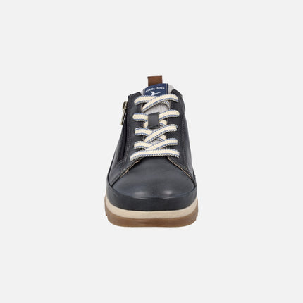 Zapatos deportivos con cordones y cremallera para mujer Vigo