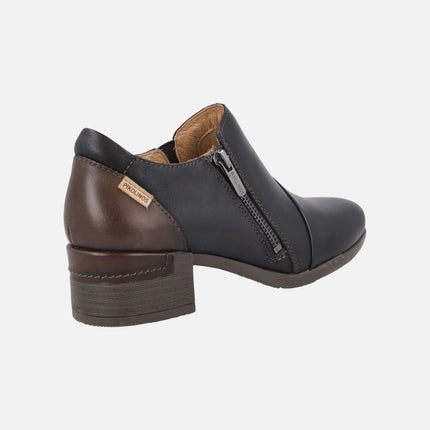 Zapatos de piel subidos con cierre de cremallera Malaga