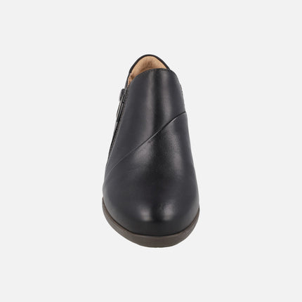 Zapatos de piel subidos con cierre de cremallera Malaga