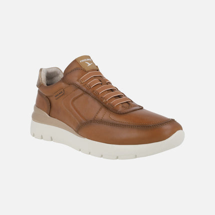 Zapatillas deportivas de piel con elásticos Cantabria