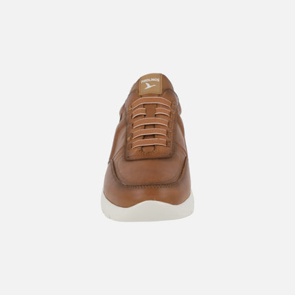 Zapatillas deportivas de piel con elásticos Cantabria