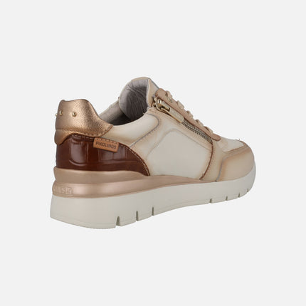 Zapatillas deportivas combinadas Cantabria con cordones y cremallera