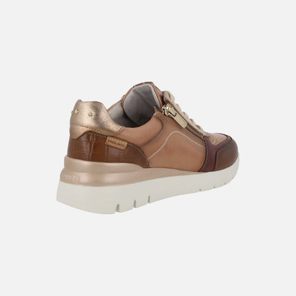 Zapatillas deportivas combinadas Cantabria con cordones y cremallera