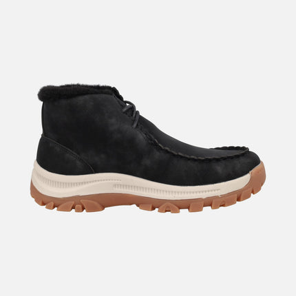 Botines de cordones con forro de pelo Anayet