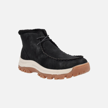 Botines de cordones con forro de pelo Anayet