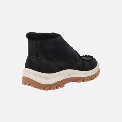 Botines de cordones con forro de pelo Anayet