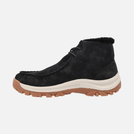 Botines de cordones con forro de pelo Anayet