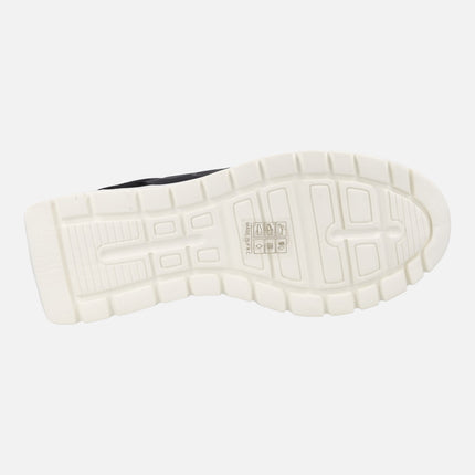 Zapatillas deportivas ultra ligeras Demi en combinado negro