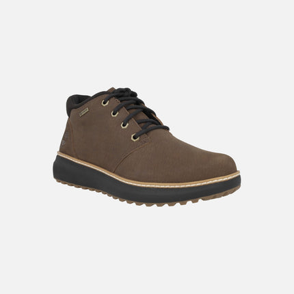 Botas marrones para hombre con membrana Gore tex Hudson Road Mid lace up