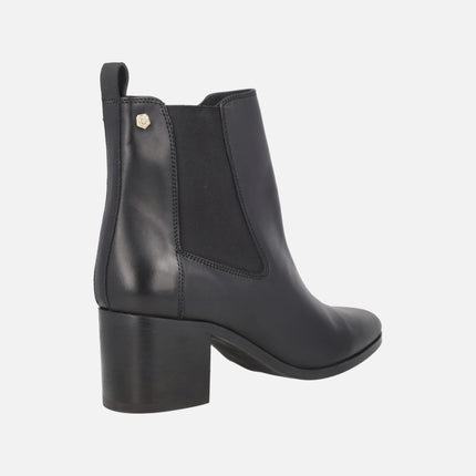 Heeled Ankle Boots with side elastic