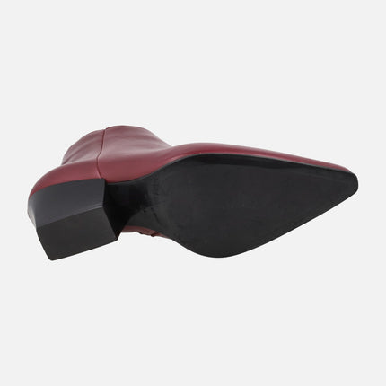 Botines de tacón estilo cowboy Alpe Indiana