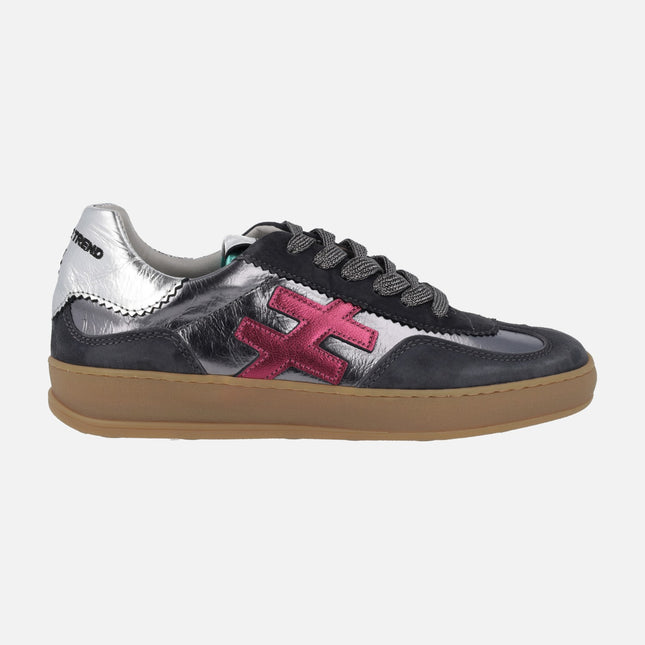 Zapatillas deportivas Iconic II en combinados metalizados