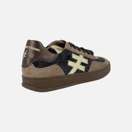 Zapatillas deportivas Iconic II en combinado tostado