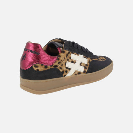 Zapatillas deportivas Iconic II en combinado leopardo