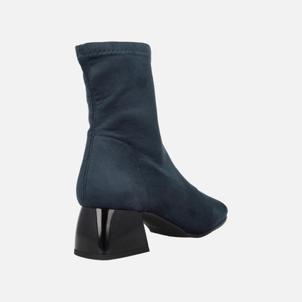 Botines de tejido elástico efecto ante con sistema Eco Dry