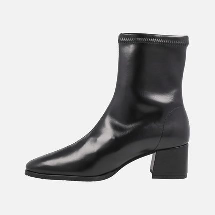 Botines en tejido elástico efecto piel Water repelent