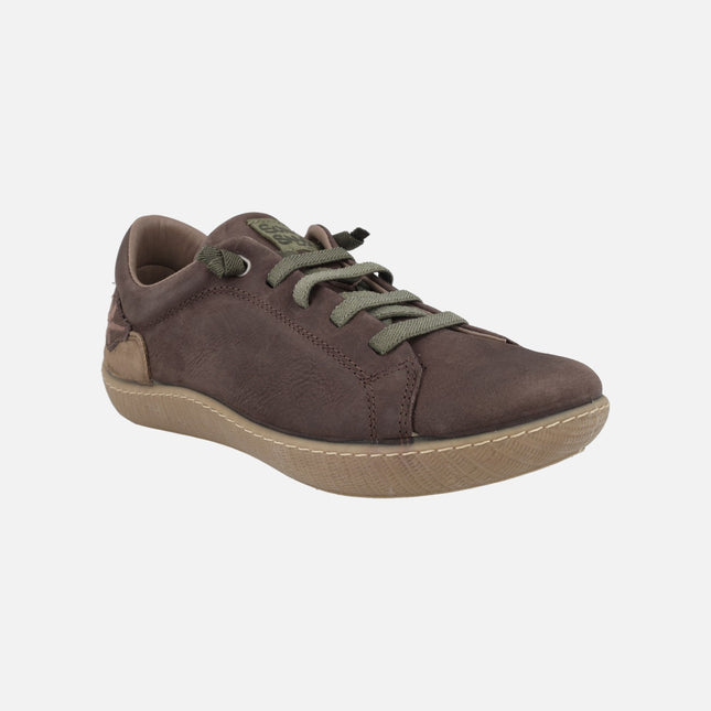 Zapatos deportivos OKI de piel nobuck con elásticos para hombre