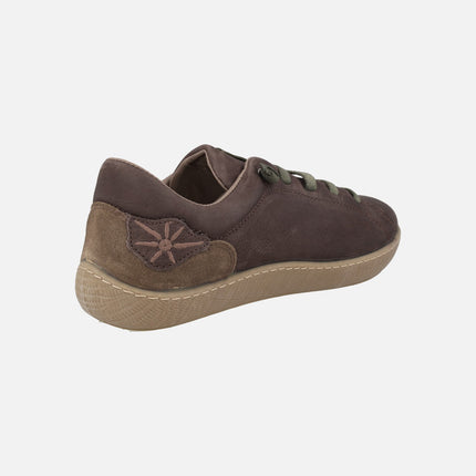 Zapatos deportivos OKI de piel nobuck con elásticos para hombre