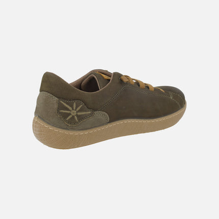 Zapatos deportivos OKI de piel nobuck con elásticos para hombre