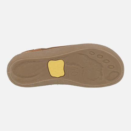 Zapatos deportivos OKI de piel nobuck con elásticos para hombre