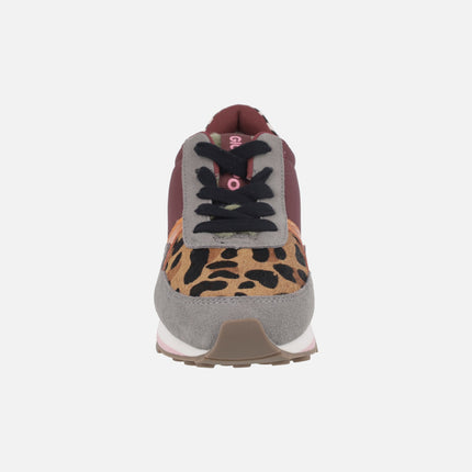 Zapatillas deportivas Posen en combinado de animal print