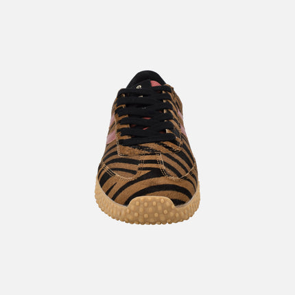 Zapatillas deportivas Halstad en piel animal print leopardo