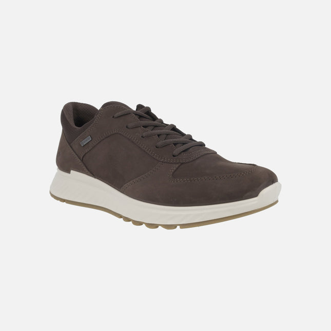 Deportivos para hombre en ante marrón Exostride M Low GTX Mocha