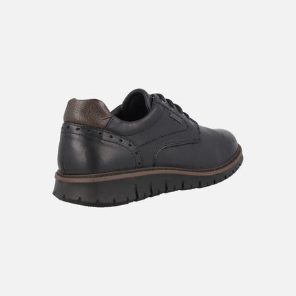 Zapatos de piel con cordones y membrana Gore tex