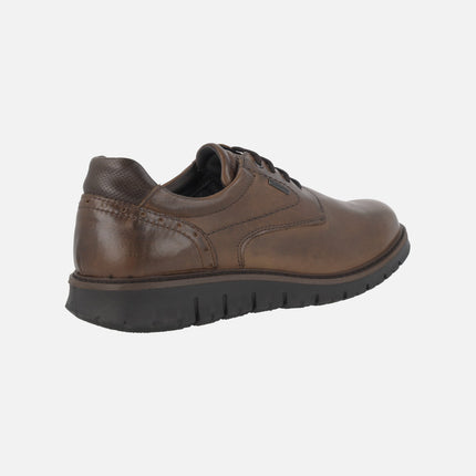 Zapatos de piel con cordones y membrana Gore tex