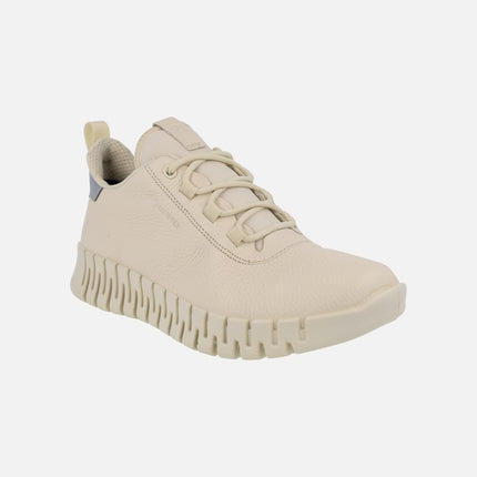 Deportivas confort de piel para mujer ECCO Gruuv GTX con membrana impermeable