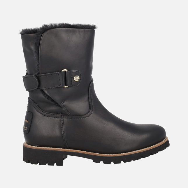 Botas de piel Felia Travel con forro interior de pelo