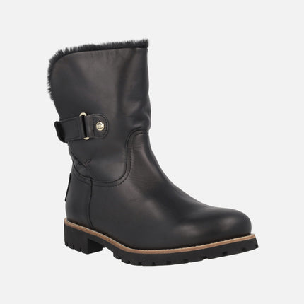 Botas de piel Felia Travel con forro interior de pelo