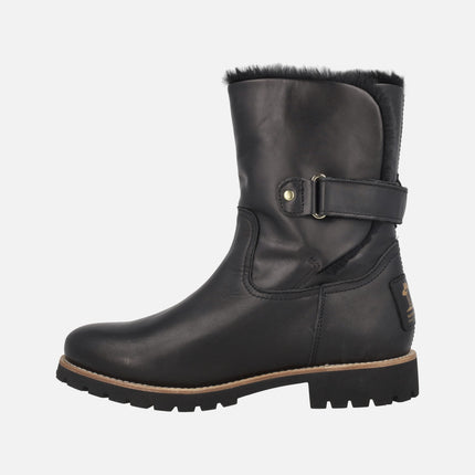 Botas de piel Felia Travel con forro interior de pelo