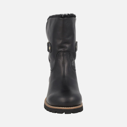 Botas de piel Felia Travel con forro interior de pelo