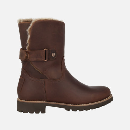 Botas de piel Felia Travel con forro interior de pelo